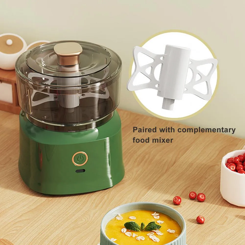 Mini Hachoir Électrique Portable USB – Mélangeur Multifonction pour Gingembre, Ail, Légumes et Fufu