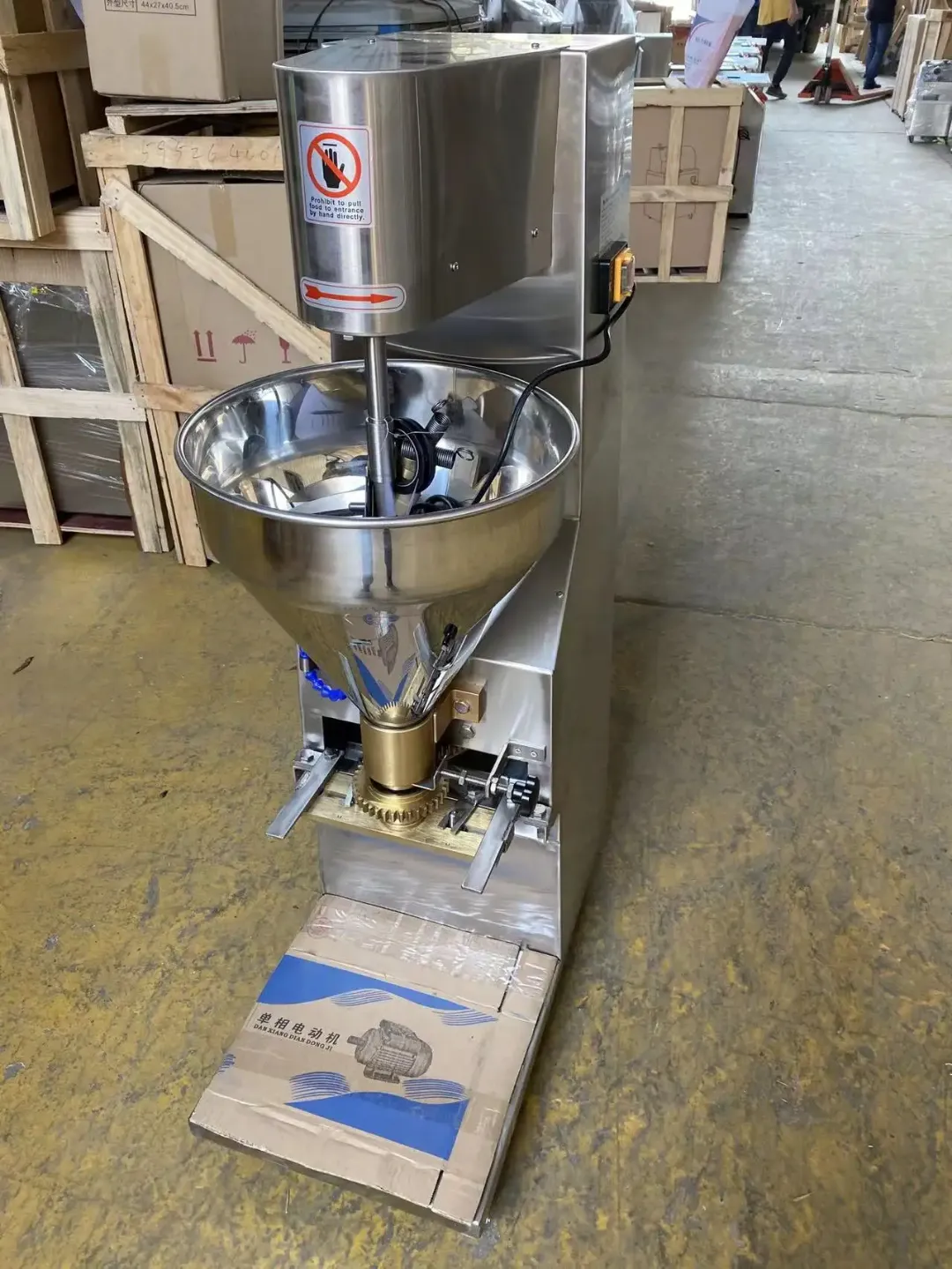 Machine Professionnelle à Boulettes de Viande Électrique HR-280 - 1100W, 280 boulettes/min, Multifonctionnelle (Bœuf, Poisson, Ménage)