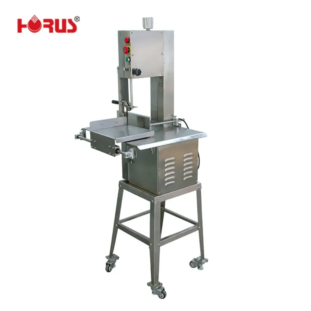 Scie Électrique Professionnelle HR-280 pour Viande et Os - 1500W - Lame 1770mm - Acier Inoxydable