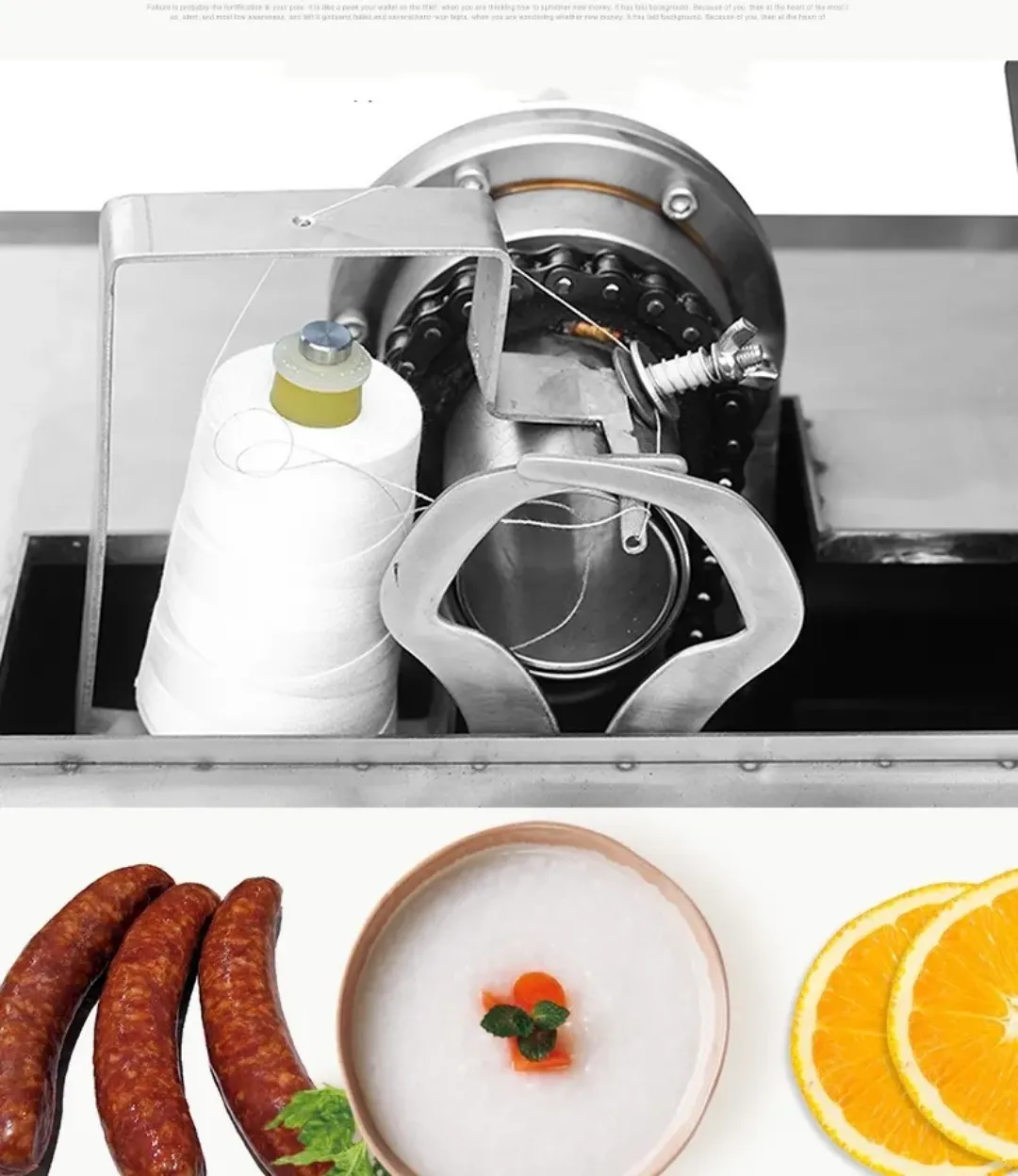 Machine Manuelle de Ligature pour Saucisses en Acier Inoxydable - Stable, Portable, Haute Qualité