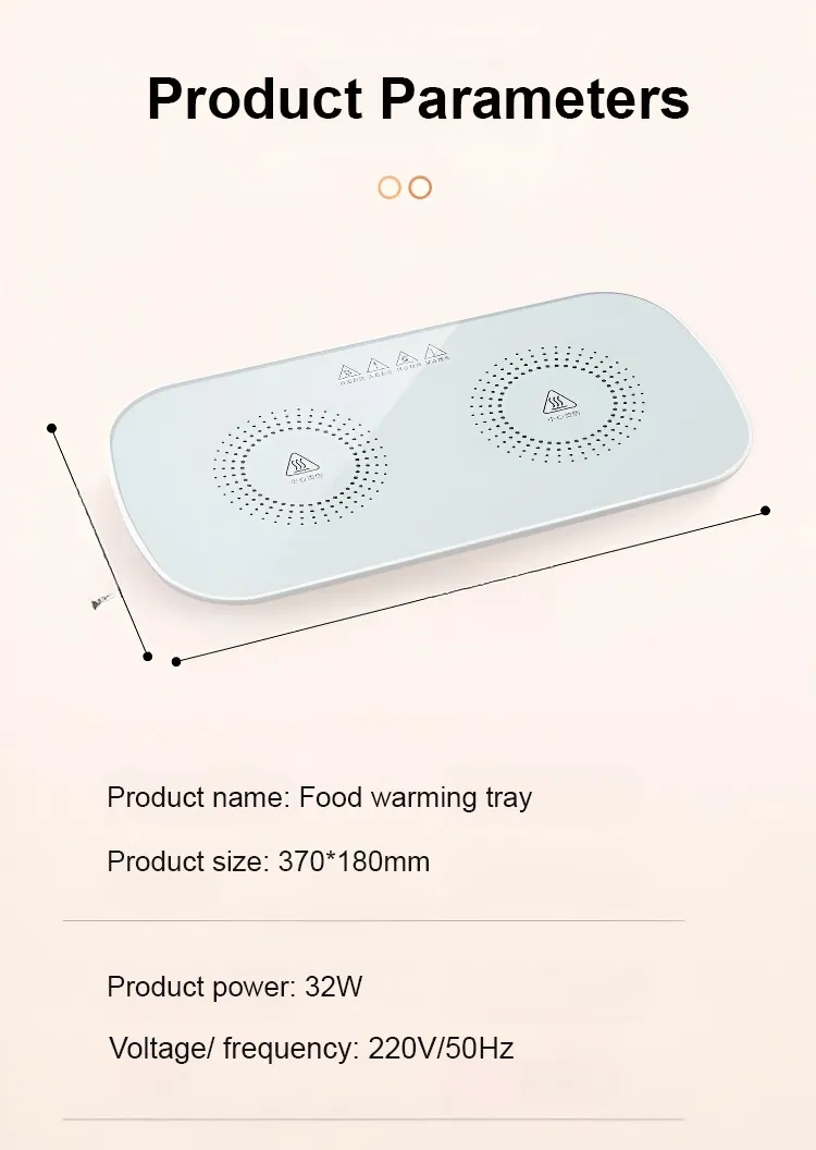 Plaque Chauffante Intelligente pour Cuisine – Planche Isolante Multifonction pour Réchauffer les Aliments