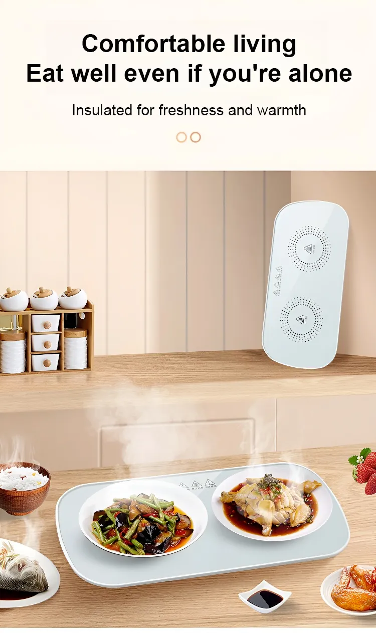 Plaque Chauffante Intelligente pour Cuisine – Planche Isolante Multifonction pour Réchauffer les Aliments