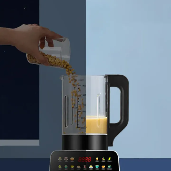 Blender Chauffant Multifonction 1800 ml – Machine à Lait de Soja, Jus, Soupes et Smoothies Automatiques