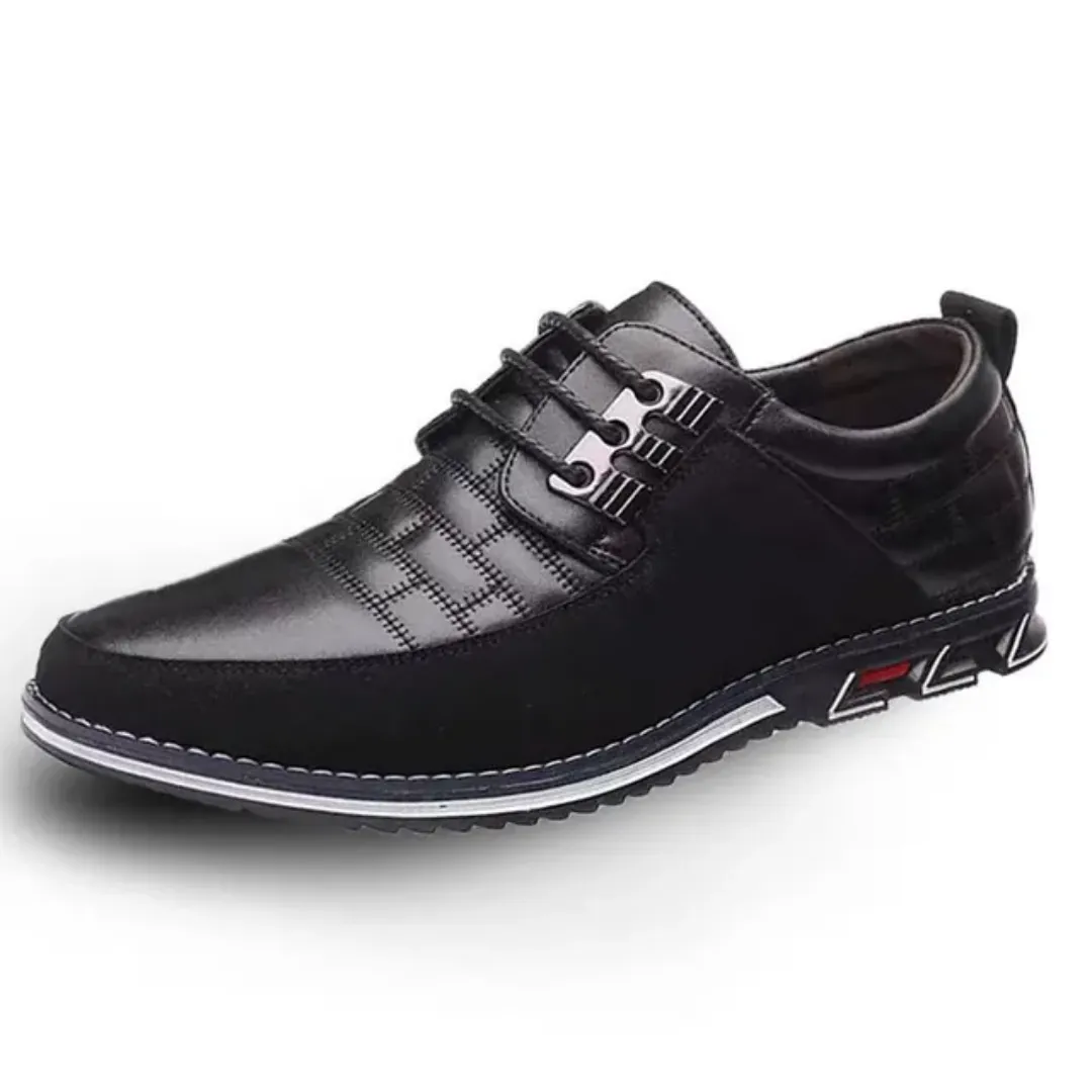 Chaussures en cuir homme grande taille – Semelle souple antidérapante, imperméables et respirantes