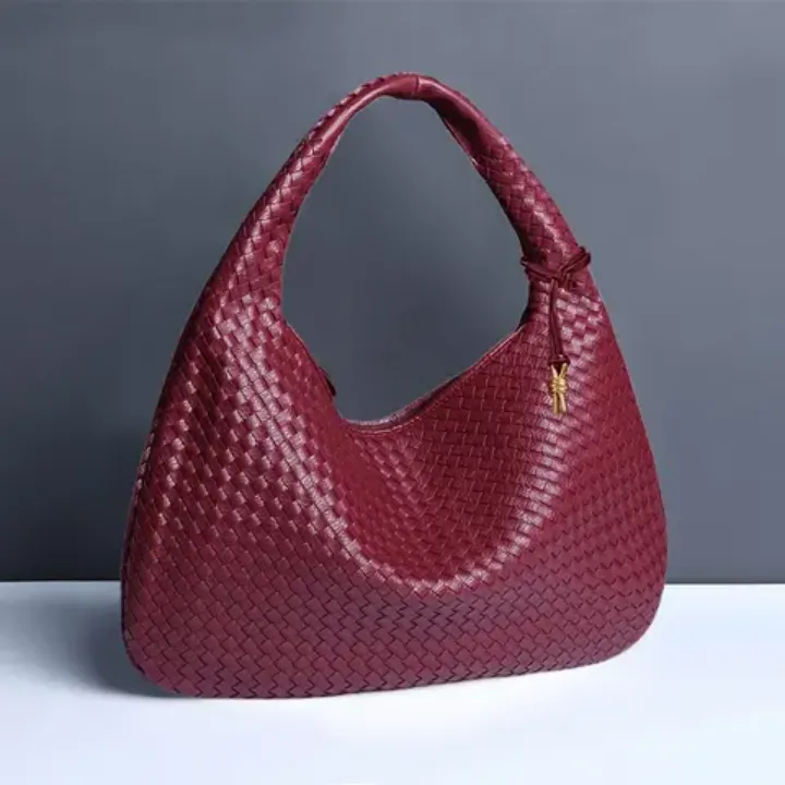 Sac à Main Tressé Femme – Style Tendance, Grand Format Souple et Léger