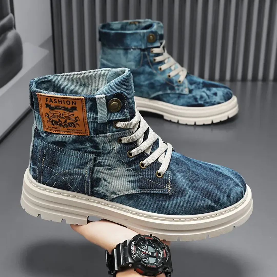Bottes de randonnée en jean pour homme – Antidérapantes, respirantes et résistantes à l'usure