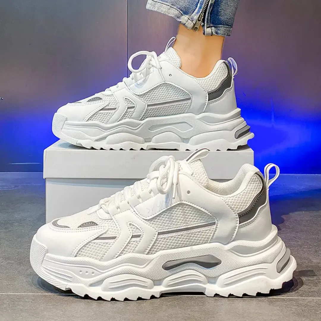 Chaussures de sport homme à semelle épaisse – Style décontracté, ultra légères et confortables
