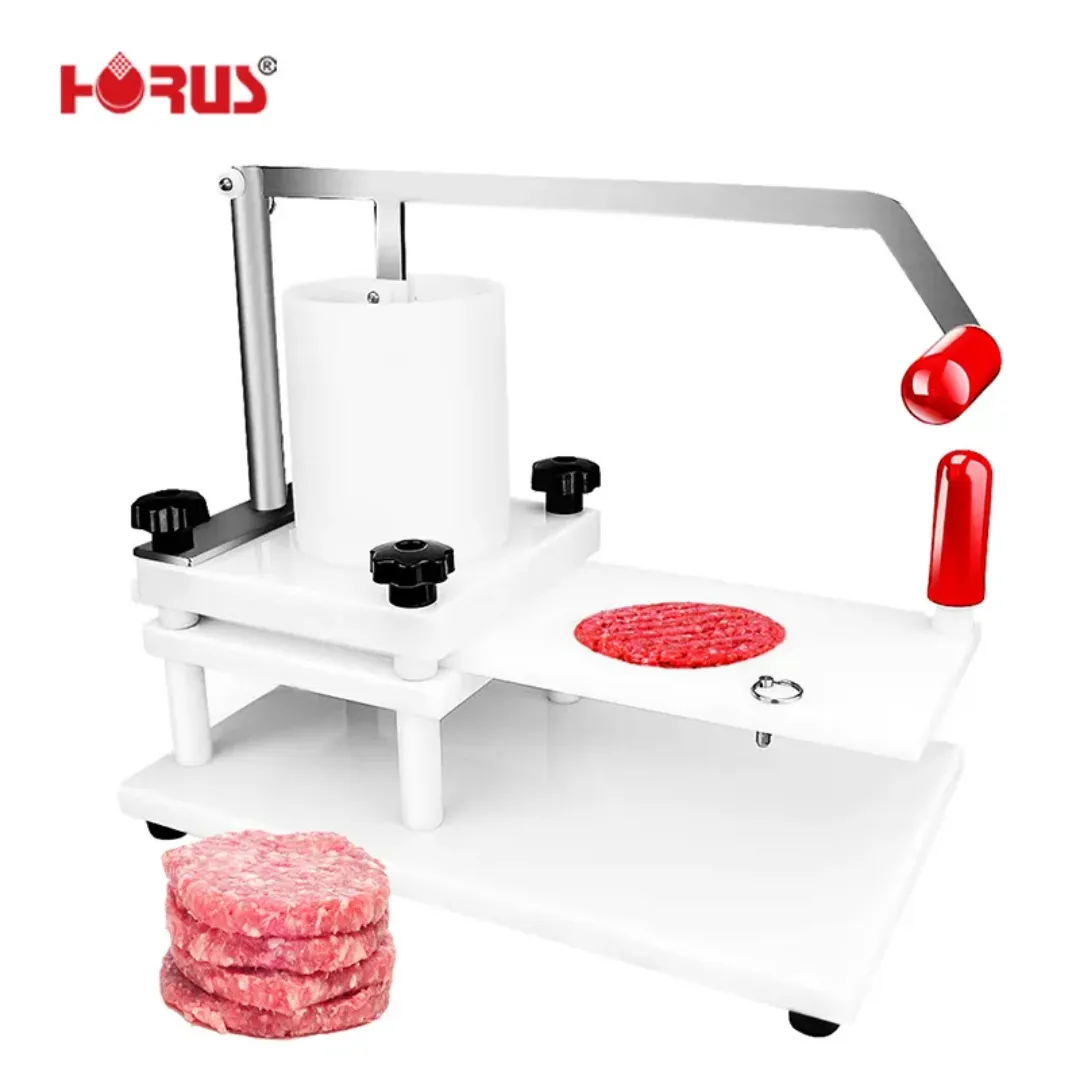 Presse à Steak Haché Manuelle Professionnelle 55mm - Fabrication de Burgers et Boulettes Facile