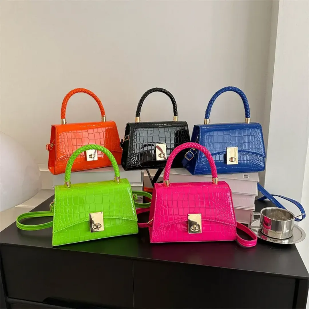 Sac à Main en Cuir de Crocodile : Élégance et Style pour Femmes