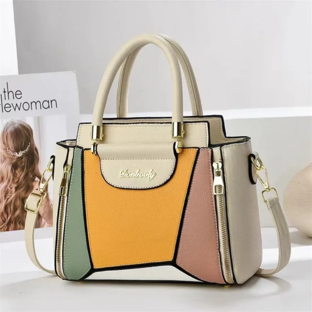 Sac à main multicolore pour femme – Design élégant avec grande capacité et bandoulière réglable