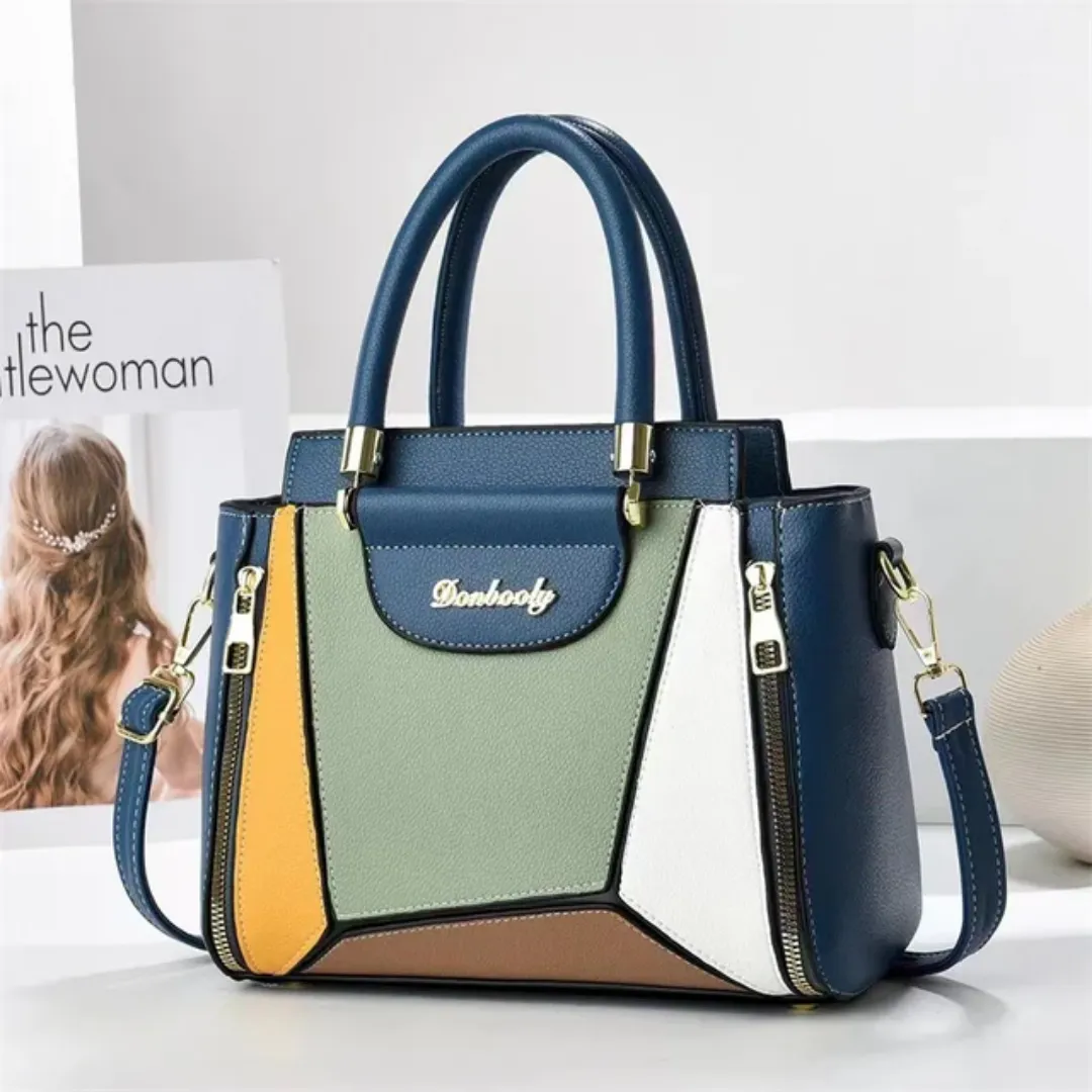 Sac à main multicolore pour femme – Design élégant avec grande capacité et bandoulière réglable