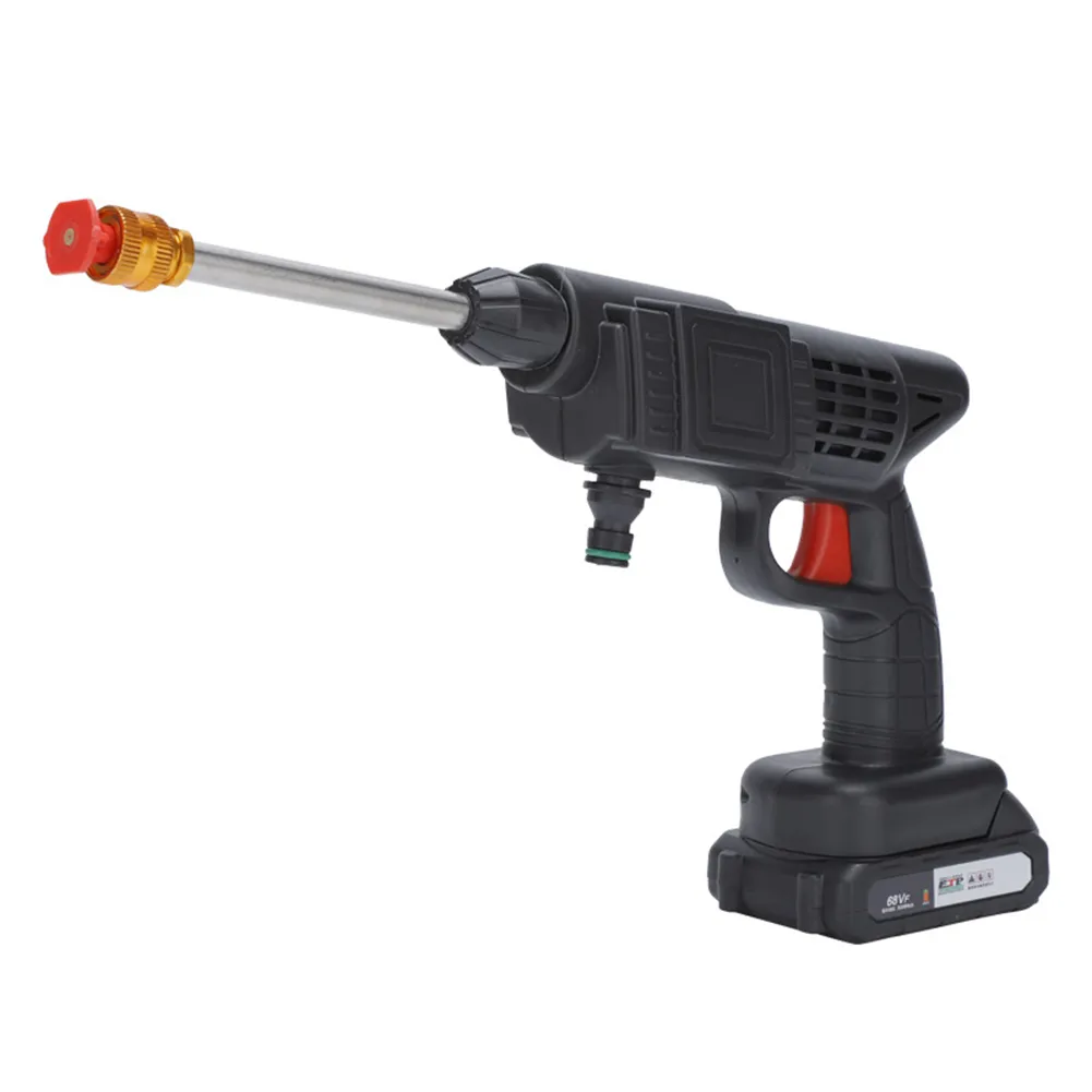 Pistolet de Lavage Haute Pression Sans Fil – 300W, Batterie Lithium, Jusqu'à 30 Bars pour Voiture, Moto, Sol, Vitrines