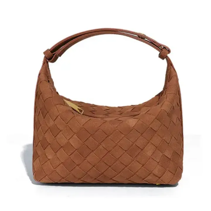 Sac à Main Femme en Faux Daim de Guangzhou – Bandoulière Réglable et Fermeture Zip