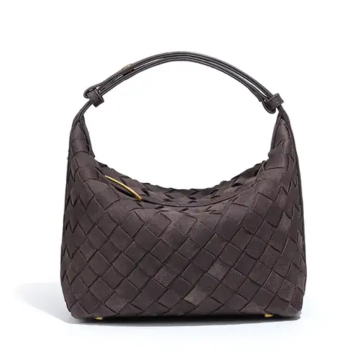 Sac à Main Femme en Faux Daim de Guangzhou – Bandoulière Réglable et Fermeture Zip