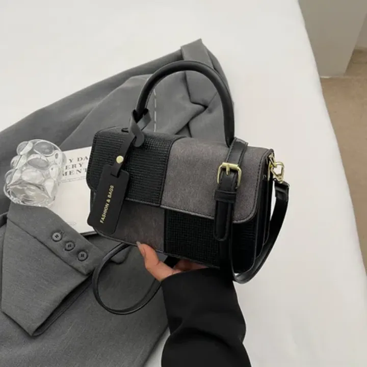 Ensemble de Sacs Fourre-Tout PU Cuir – 2 Tailles Épaisses avec Fermeture Éclair