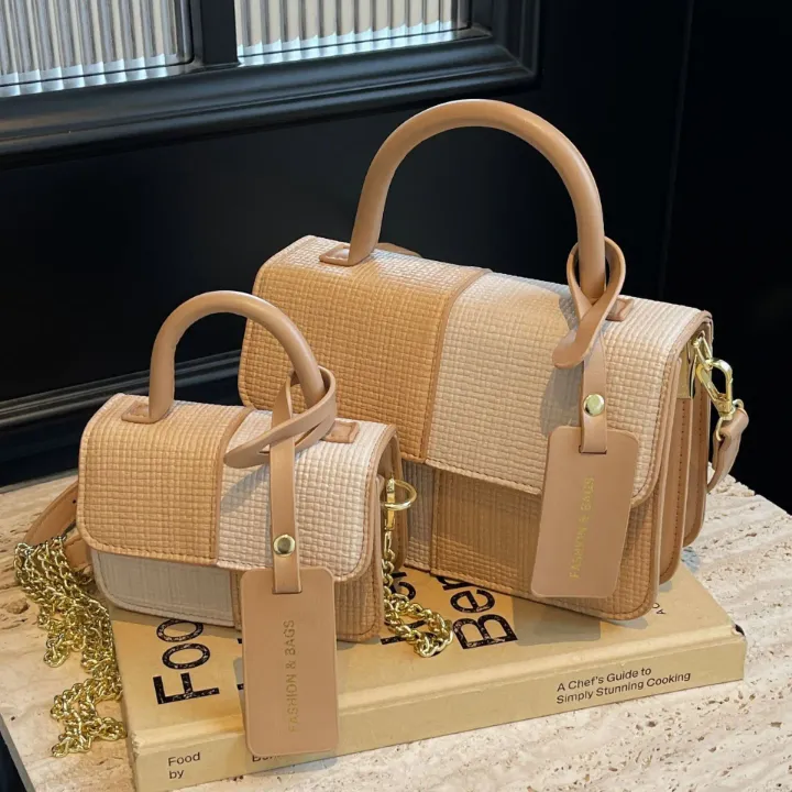 Ensemble de Sacs Fourre-Tout PU Cuir – 2 Tailles Épaisses avec Fermeture Éclair