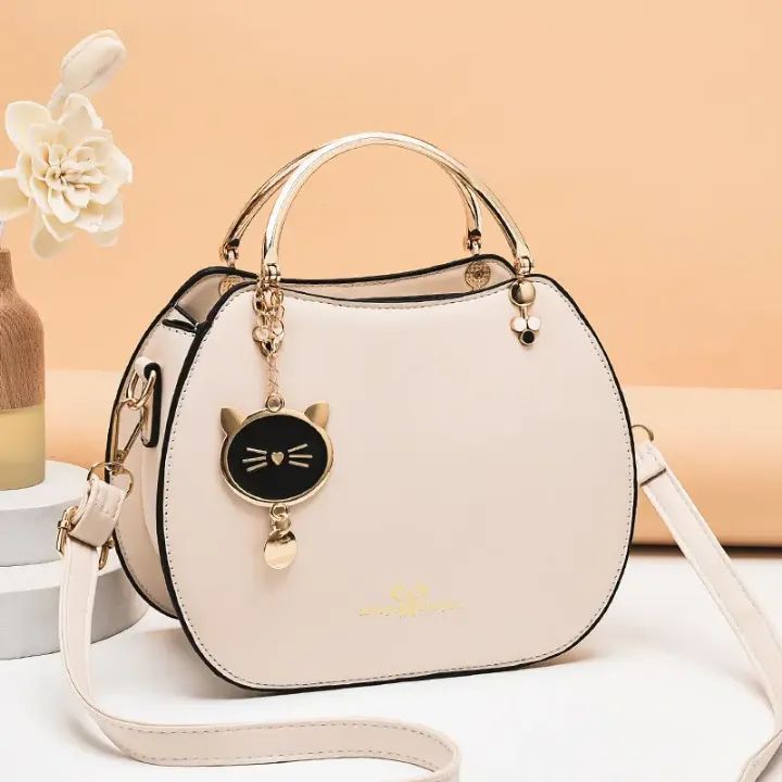 Sac à Main Femme "Always Love You" avec Porte-Clé Chat