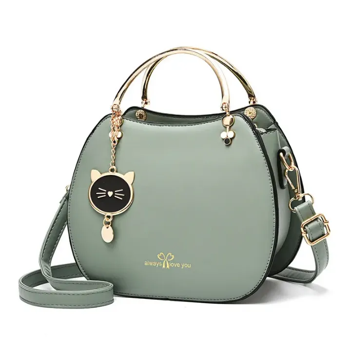 Sac à Main Femme "Always Love You" avec Porte-Clé Chat