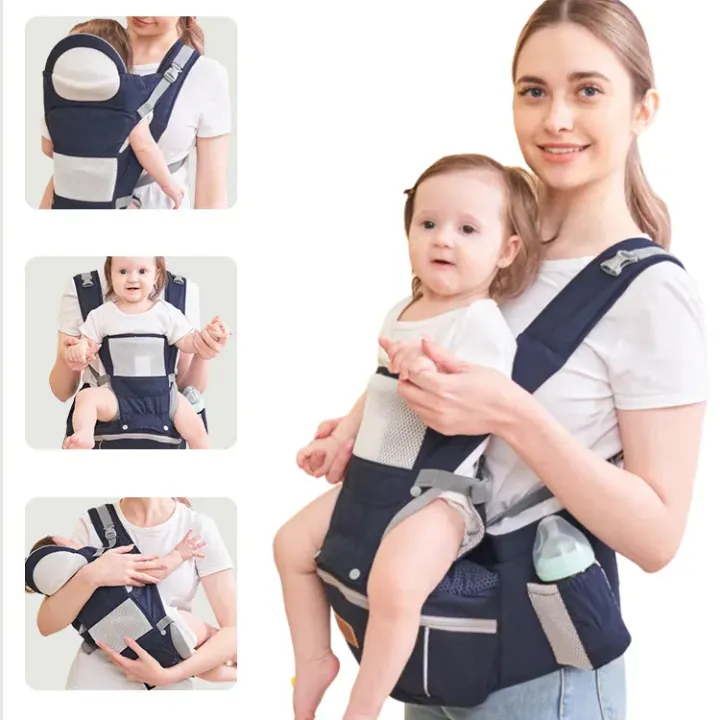 Porte-Bébé Ergonomique 6 en 1 - Sécurisé et Confortable