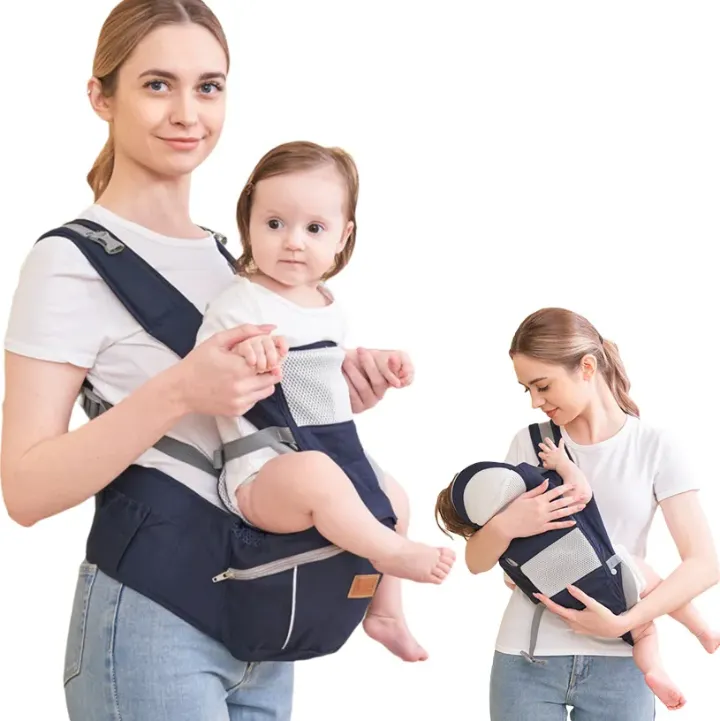 Porte-Bébé Ergonomique 6 en 1 - Sécurisé et Confortable