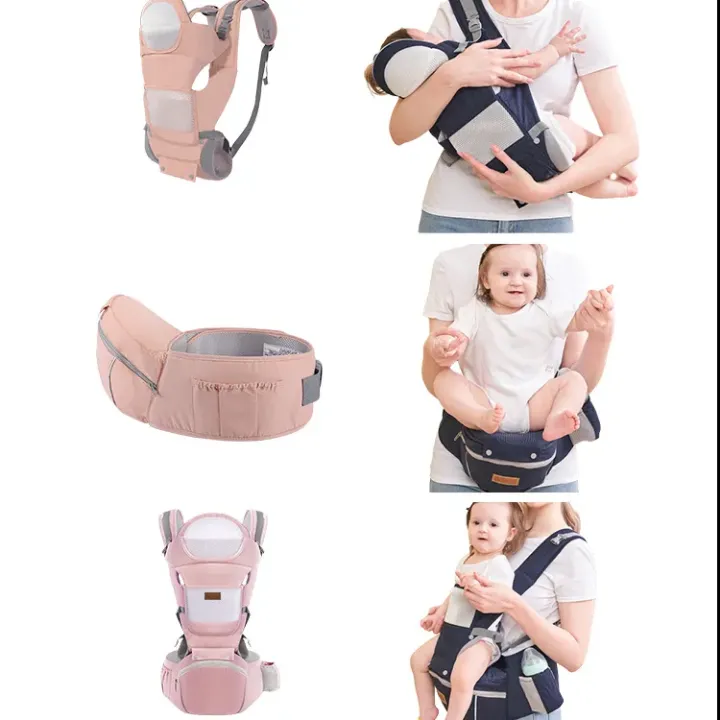 Porte-Bébé Ergonomique 6 en 1 - Sécurisé et Confortable