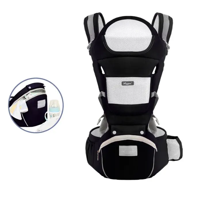 Porte-Bébé Ergonomique 6 en 1 - Sécurisé et Confortable