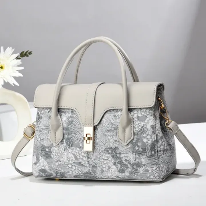 Sac à Main Chic Motif Monogramme - Style Designer