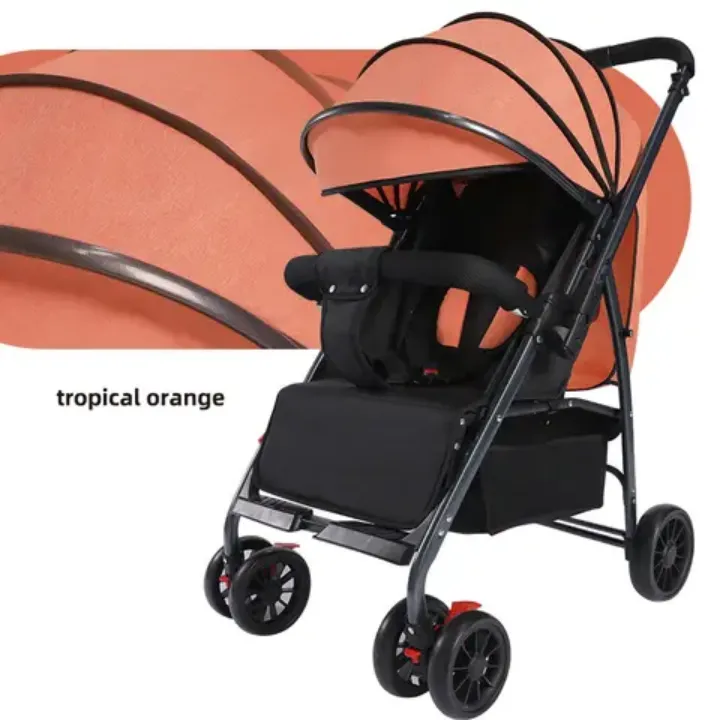 Poussette Bébé Compacte et Légère - Confort et Sécurité