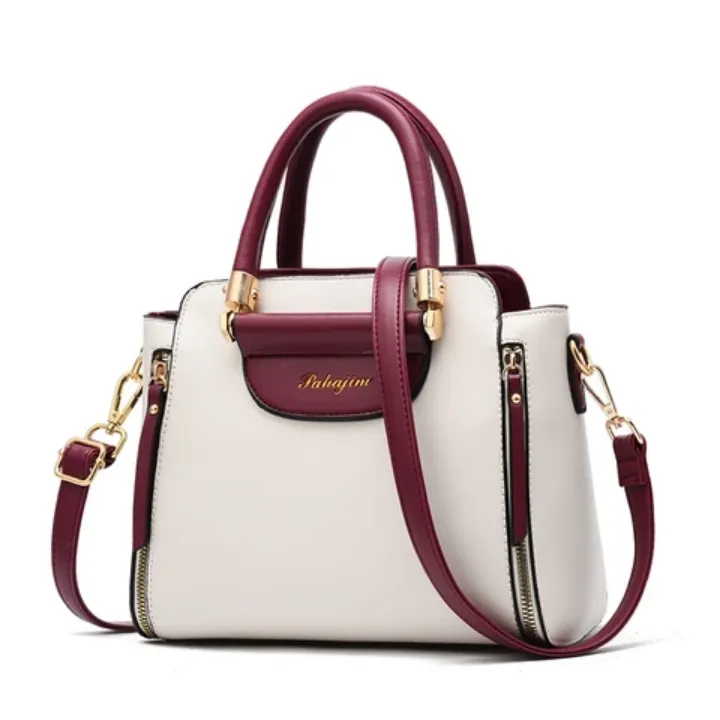 Sac à Main Élégant Bicolore pour Femme - Design Chic et Pratique