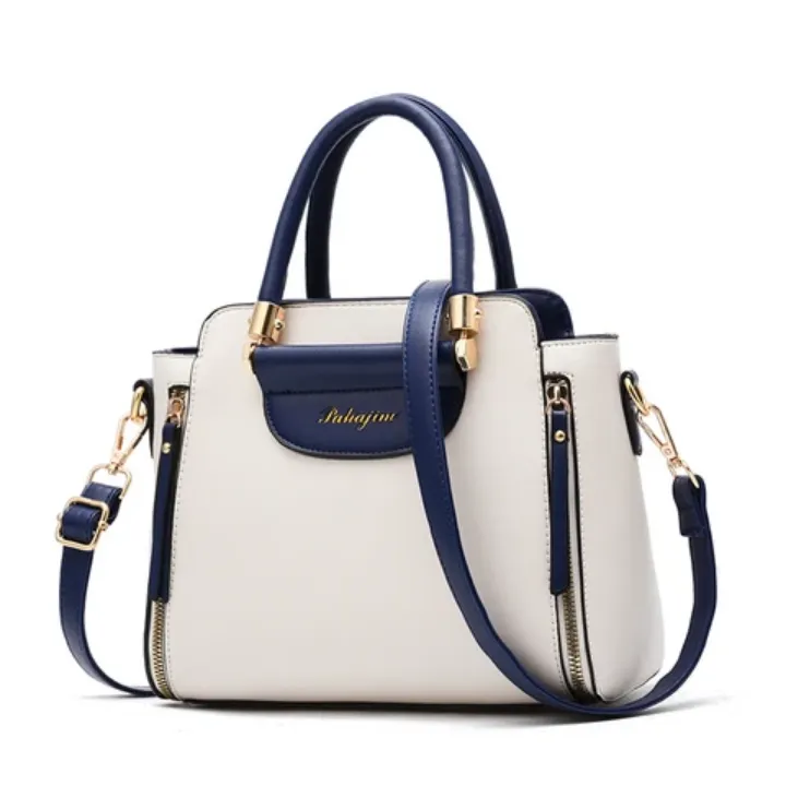 Sac à Main Élégant Bicolore pour Femme - Design Chic et Pratique