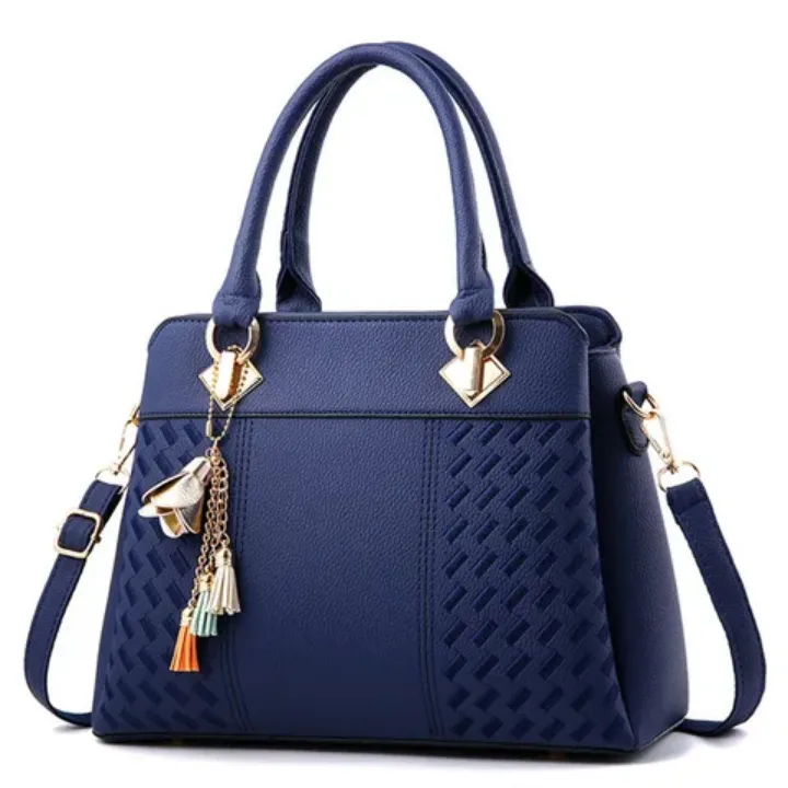 Sac à Main Style Créateur avec Pompons - Élégance et Simplicité à Petit Prix