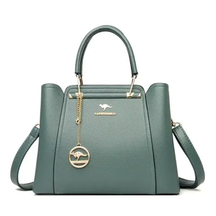 Sac Kangourou - Grand Sac à Main Stylé avec Pendentif Doré