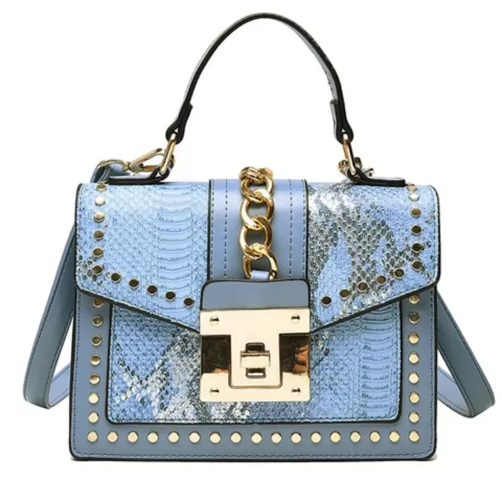 Sac à Main à Strass et Chaîne Dorée - Brillance et Élégance Assurées