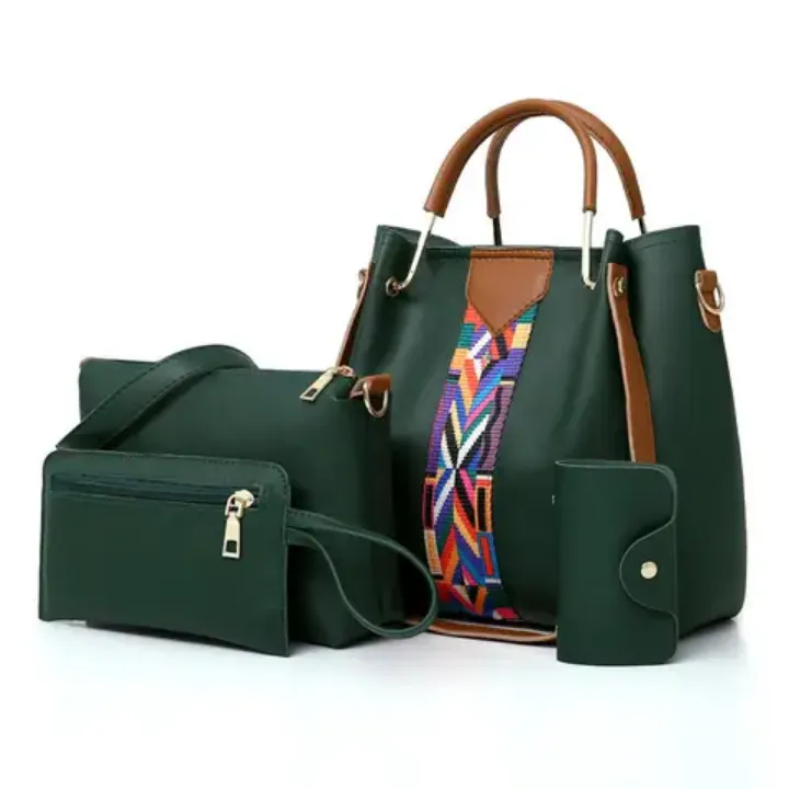 Pack 3 en 1 Sac à Main + Pochette + Trousse - Praticité et Élégance