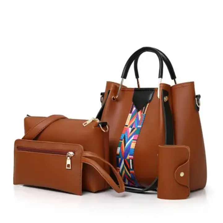 Pack 3 en 1 Sac à Main + Pochette + Trousse - Praticité et Élégance