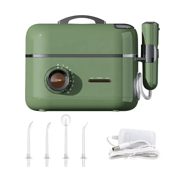 Jet Dentaire de Bureau - 670ml - 2 Modes - IPX5 Étanche