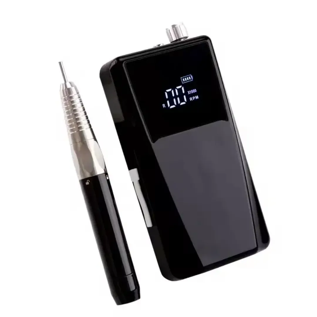 Machine à Ongles Professionnelle Rechargeable - 45000 RPM, 85W, Portable et Multi-usage
