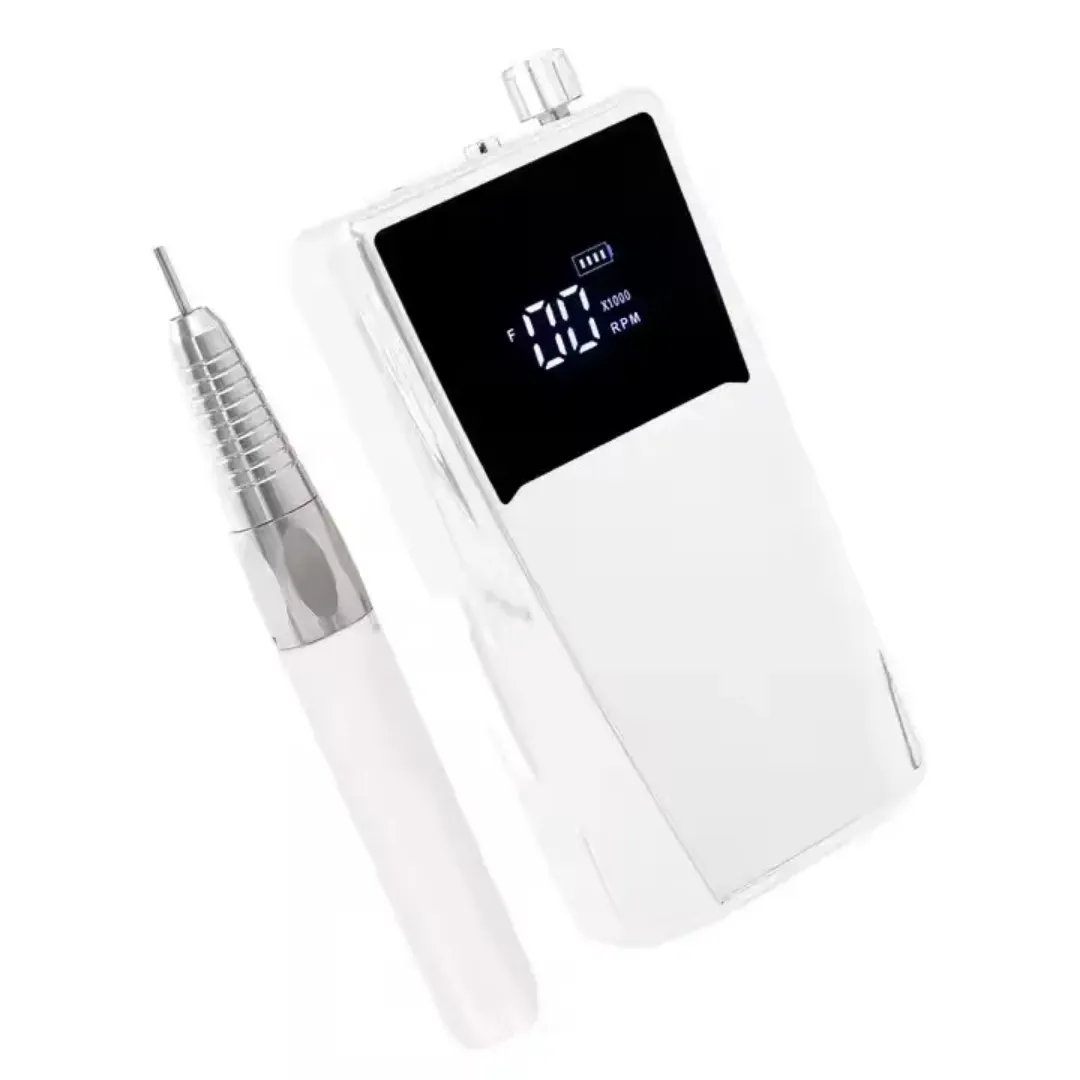 Machine à Ongles Professionnelle Rechargeable - 45000 RPM, 85W, Portable et Multi-usage