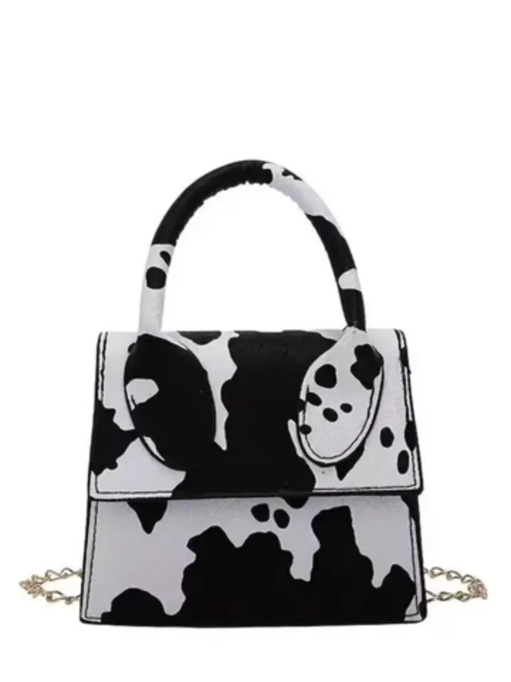 Sac à Main Motif Vache - Tendance et Originalité Assurées