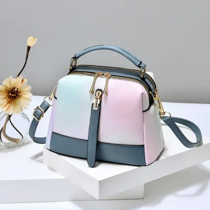 Sac à Main Pastel Dégradé - Élégance Douce et Féminine