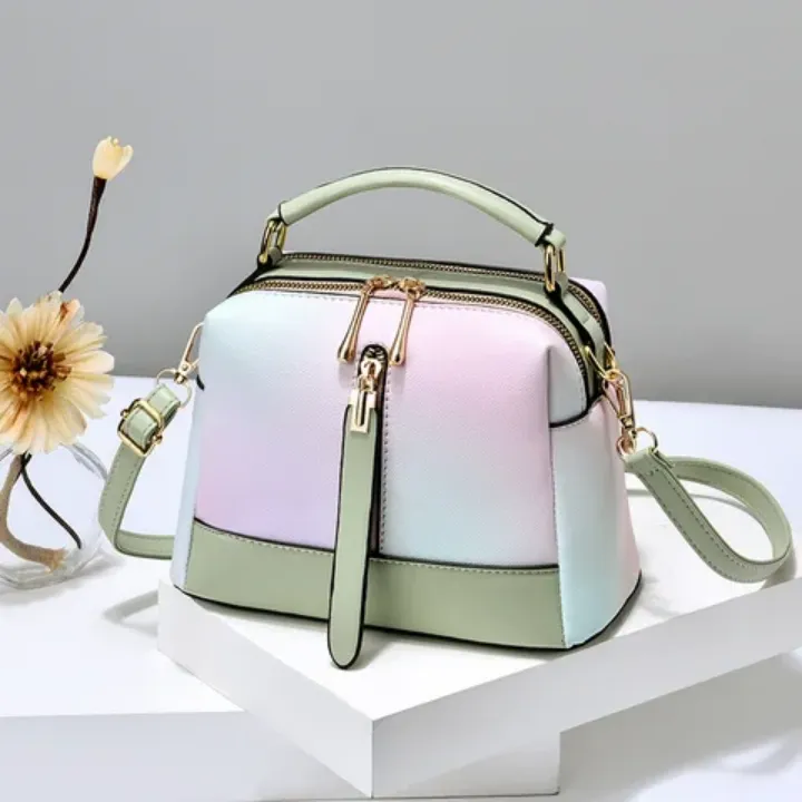 Sac à Main Pastel Dégradé - Élégance Douce et Féminine