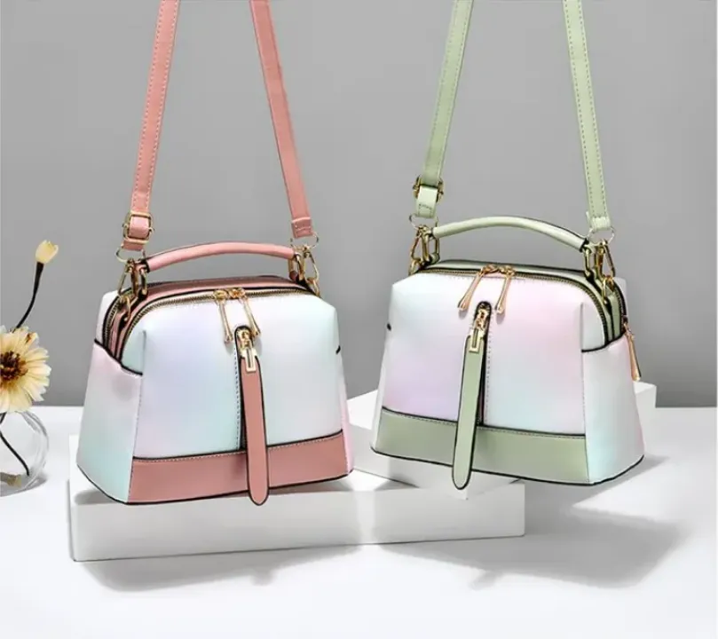Sac à Main Pastel Dégradé - Élégance Douce et Féminine