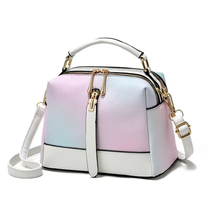 Sac à Main Pastel Dégradé - Élégance Douce et Féminine