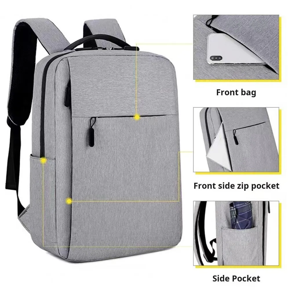  pouces avec sac à dos pour ordinateur portable USB sac d'affaires bon marché de haute qualité