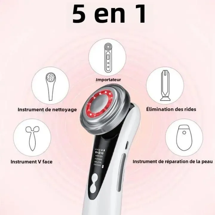 Appareil de Nettoyage Visage Ultrasons - 500mAh - Rechargeable