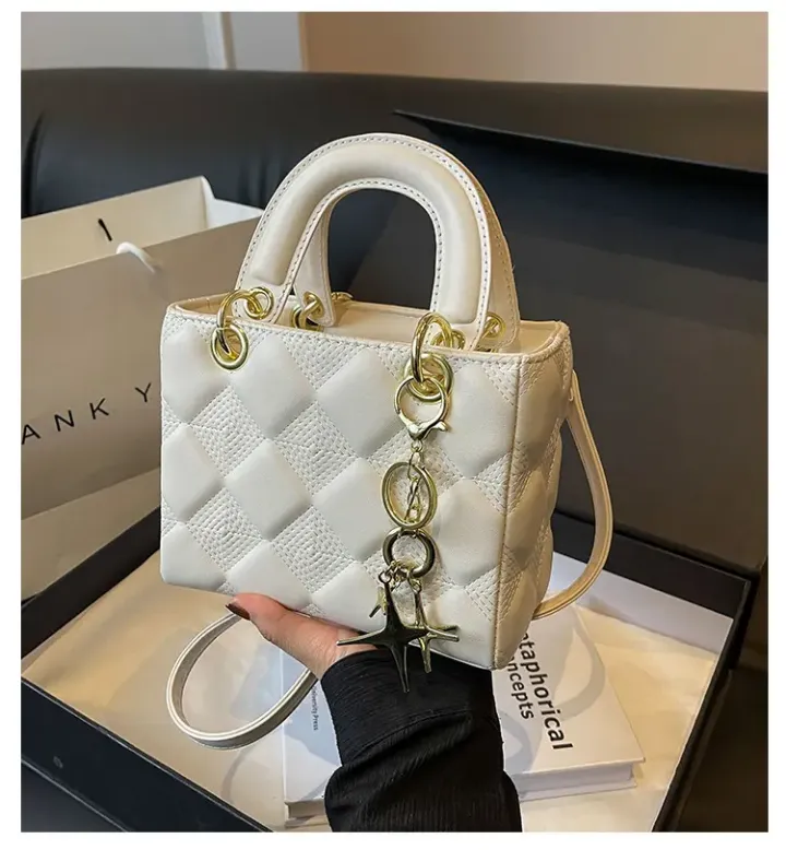 Mini Sac à Main Matelassé avec Pendentif Étoile