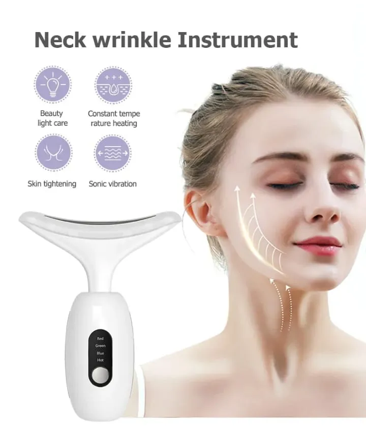 Appareil de Massage Visage et Cou - Peeling & Anti-Rides