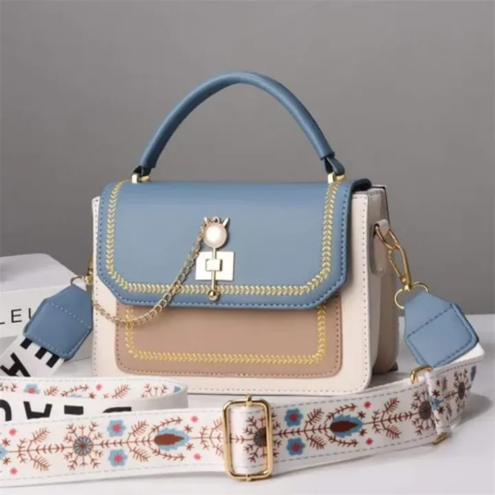 Sac Vintage Chic à Bandoulière Brodée - Élégance et Originalité