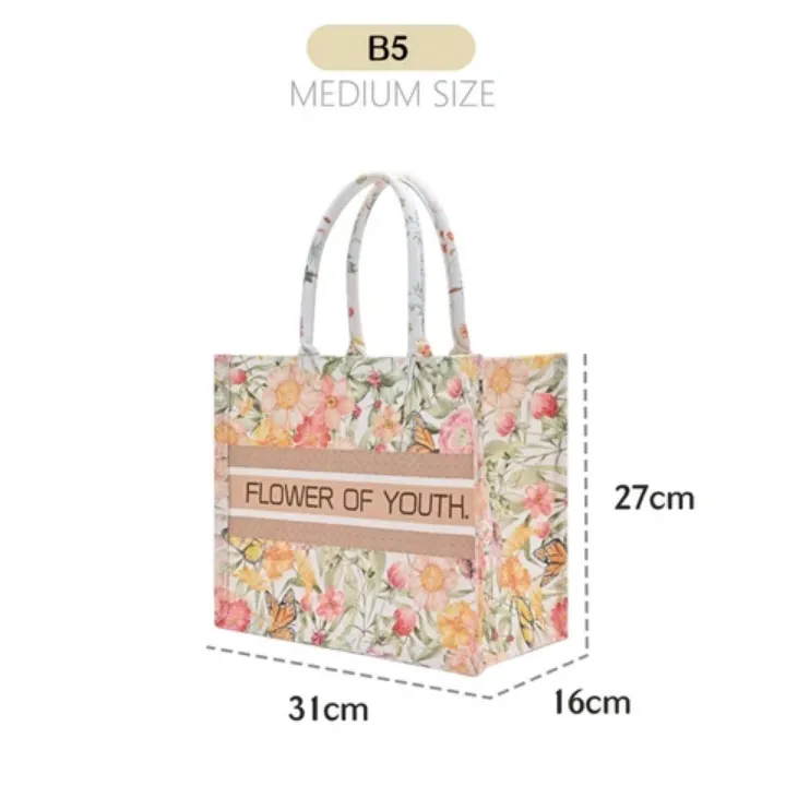 Sac Cadeau Floral - "Flower of Youth"