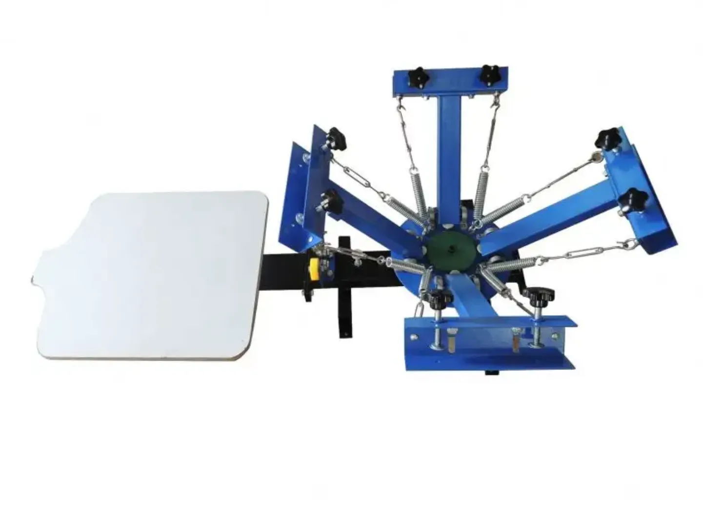 Machine de Sérigraphie Manuelle NS402-S – 4 Couleurs, 2 Stations – Réglage Facile – Idéale T-shirts et Textiles